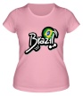 Женская футболка «Brazil Football 2014» - Фото 1