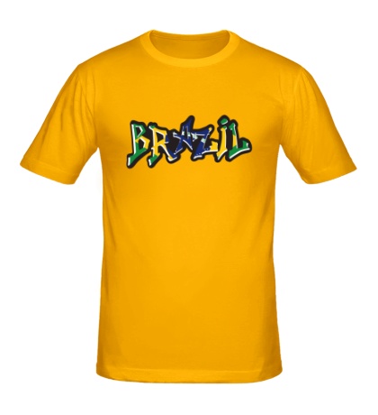 Мужская футболка «Brzil Graffiti»