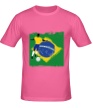 Мужская футболка «Brazil Football» - Фото 1