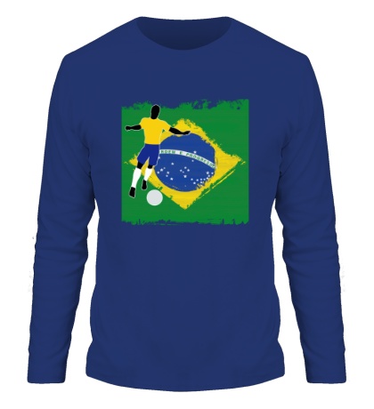 Мужской лонгслив «Brazil Football»