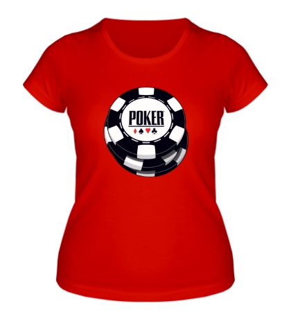 Женская футболка Poker