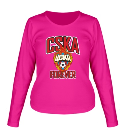 Женский лонгслив «FC CSKA Forever»