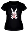 Женская футболка «Веселый зайчик» - Фото 1