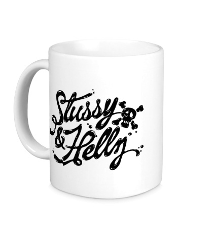 Керамическая кружка «Stussy & Helly»
