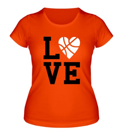 Женская футболка «Basketball Love»