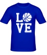 Мужская футболка «Влюблен в баскетбол» - Фото 1