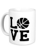 Керамическая кружка «Влюблен в баскетбол» - Фото 1