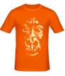 Мужская футболка «Лицо шимпанзе, свет» - Фото 1