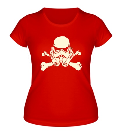 Женская футболка «Штурмовик и кости»
