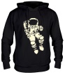 Толстовка с капюшоном «Космонавт свет» - Фото 1
