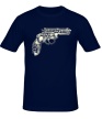 Мужская футболка «Пистолет из костей свет» - Фото 1