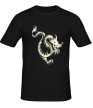 Мужская футболка «Китайский водяной дракон свет» - Фото 1