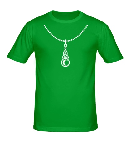 Мужская футболка «Амулет с кельтским узором»