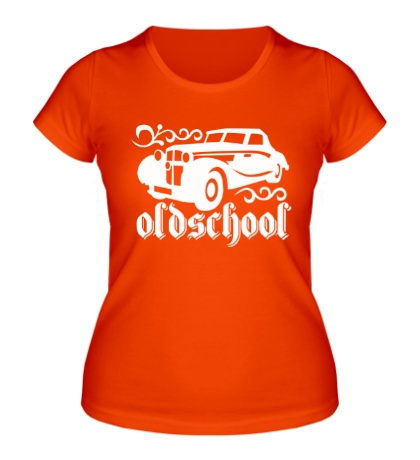Женская футболка Old School Cars