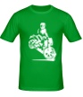 Мужская футболка «Истинный байкер» - Фото 1