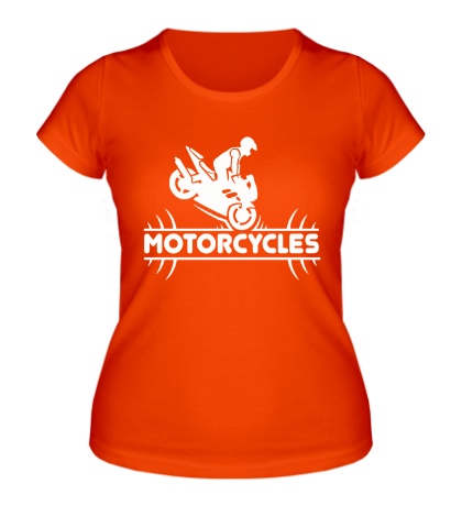Женская футболка Motorcycles