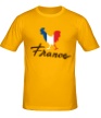 Мужская футболка «France» - Фото 1