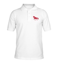 Рубашка поло Абстрактный конь