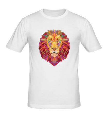 Мужская футболка Абстрактный лев