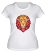 Женская футболка «Абстрактный лев» - Фото 1