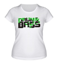 Женская футболка Drum & Bass