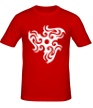 Мужская футболка «Огненный тату-сюрикен» - Фото 1