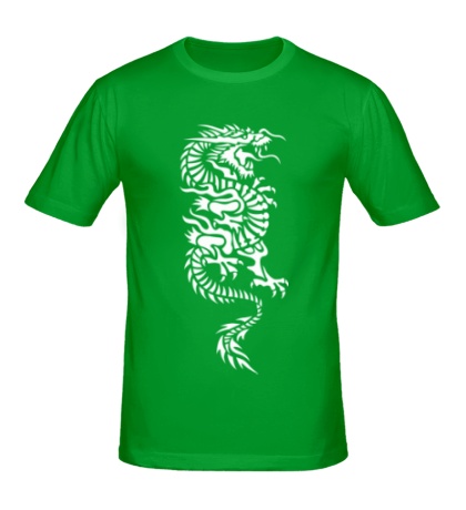Мужская футболка «Японский дракон»