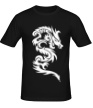 Мужская футболка «Дракон узор» - Фото 1