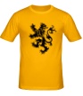 Мужская футболка «Геральдический лев» - Фото 1