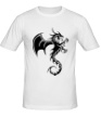 Мужская футболка «Крылатый дракон» - Фото 1
