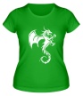 Женская футболка «Крылатый дракон» - Фото 1