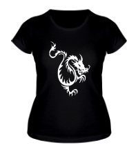 Женская футболка Китайский водяной дракон