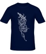 Мужская футболка «Эскиз огненного дракона» - Фото 1