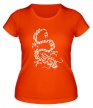 Женская футболка «Дракон-змей» - Фото 1