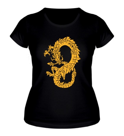 Женская футболка «Древний китайский дракон»