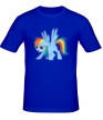 Мужская футболка «Funny Rainbow Dash» - Фото 1