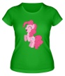 Женская футболка «Funny Pinkie Pie» - Фото 1