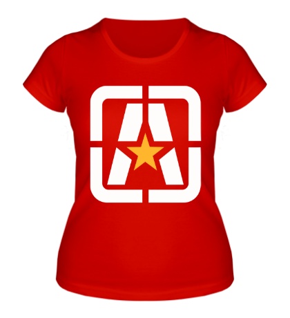 Женская футболка Символ Антифы