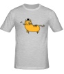 Мужская футболка «Кот аристократ» - Фото 1