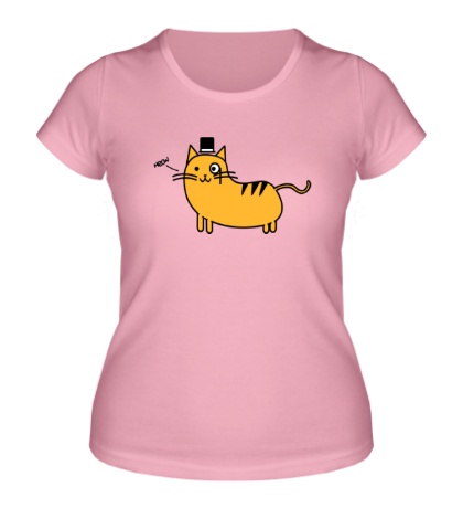 Женская футболка Кот аристократ