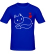 Мужская футболка «Ласковый котик» - Фото 1