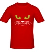 Мужская футболка «Хитрый взгляд кота» - Фото 1