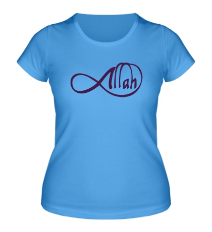 Женская футболка «Allah infinite»