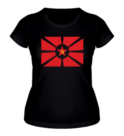 Женская футболка Флаг СССР