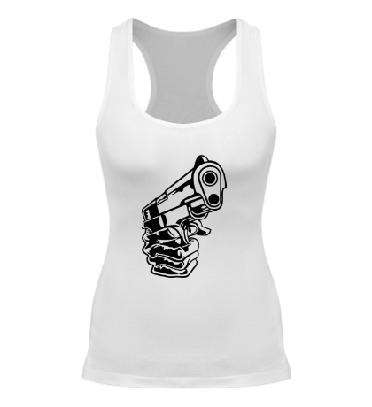 Женская борцовка «Рука с пистолетом»