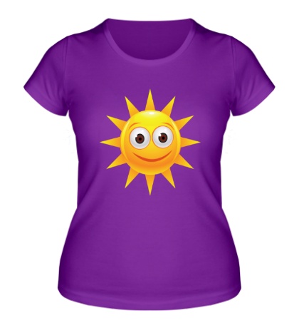 Женская футболка «Счастливое солнышко»