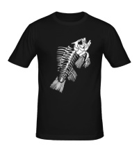 Мужская футболка Скелет рыбы
