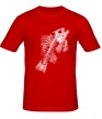 Мужская футболка «Скелет рыбы» - Фото 1