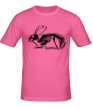 Мужская футболка «Рентген зайца» - Фото 1