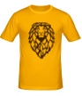 Мужская футболка «Величественный лев» - Фото 1